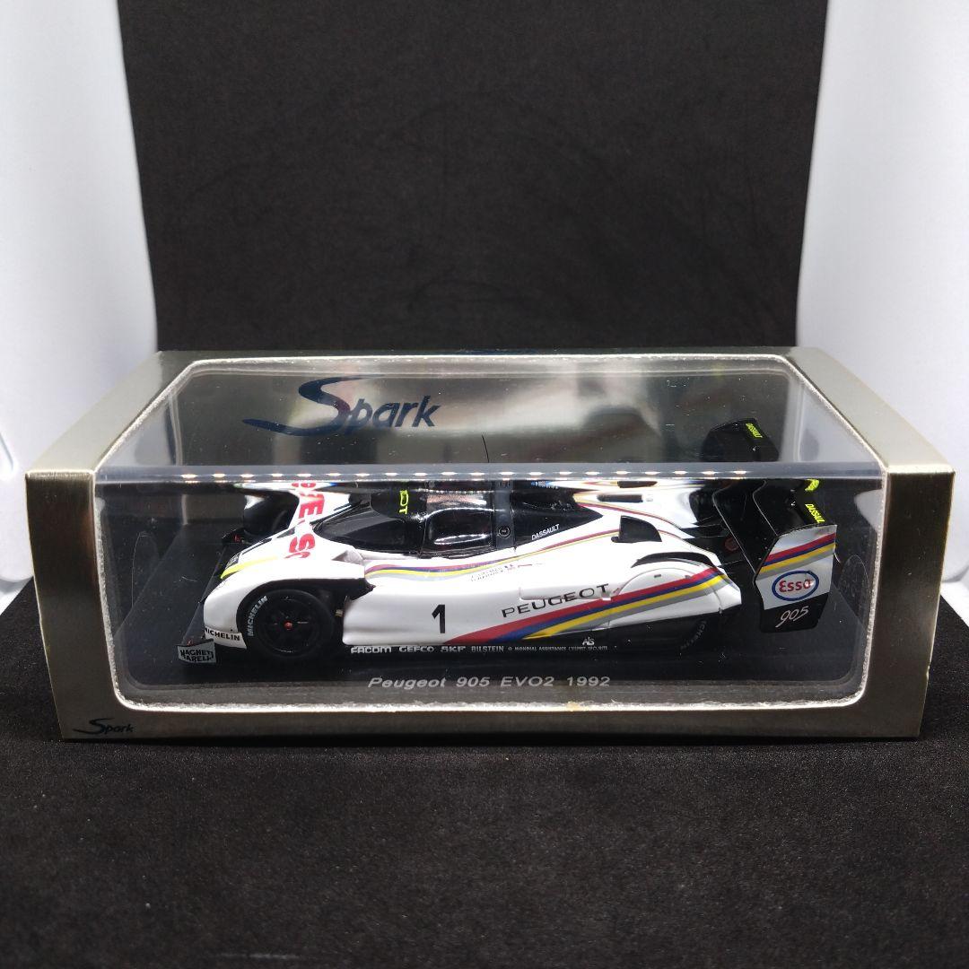 スパーク 1/43 プジョー 905 エボ2 1992 SWC マニクール