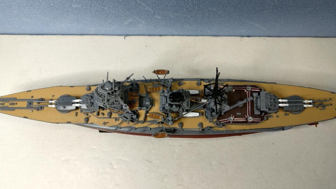 1/700 日本海軍戦艦・長門（完成品）、搭載機 2機