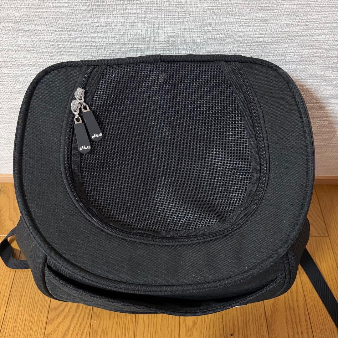 【eMus/エミューズ】オリジナルリュックキャリー　ブラック
