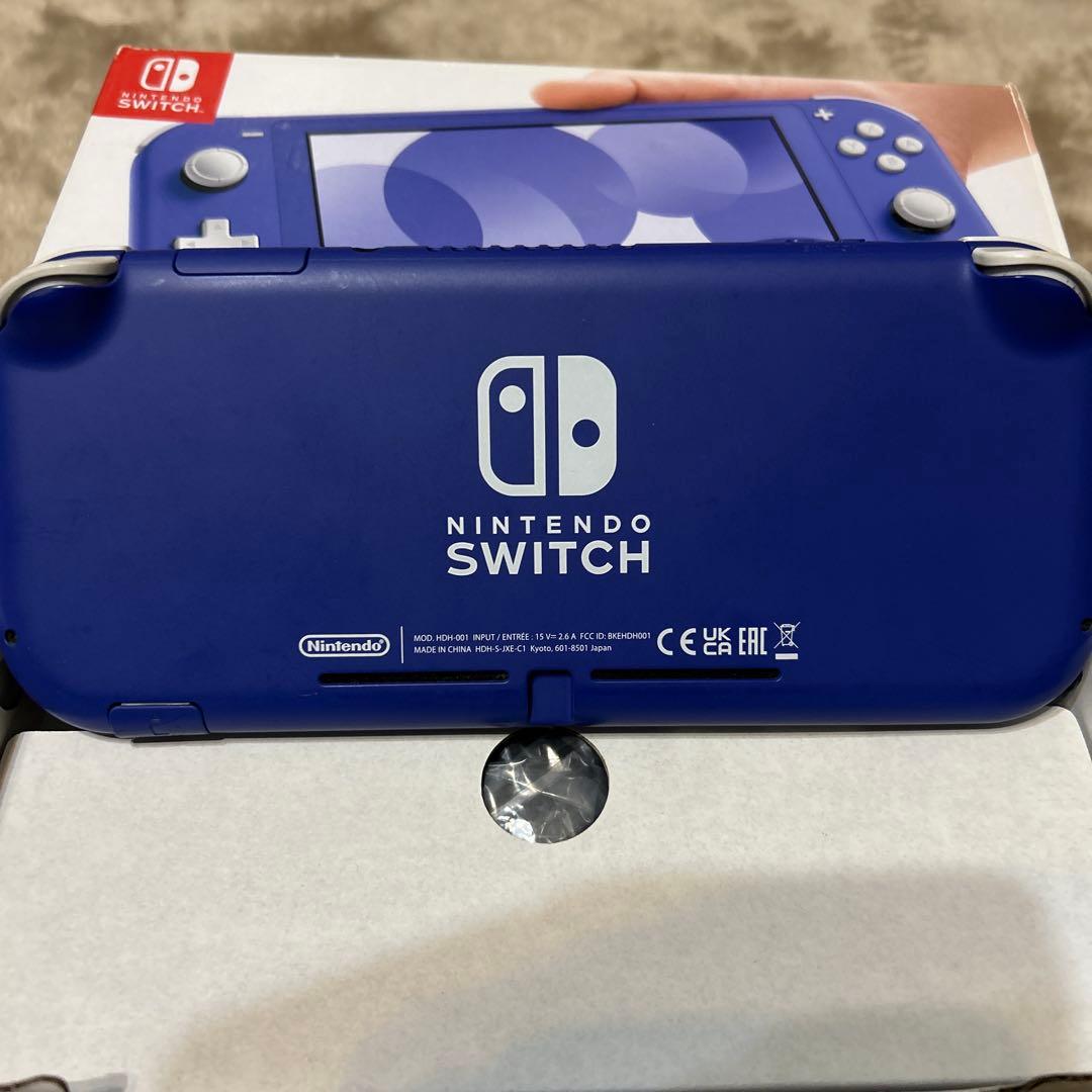 Nintendo Switch Lite 青 不動　水没