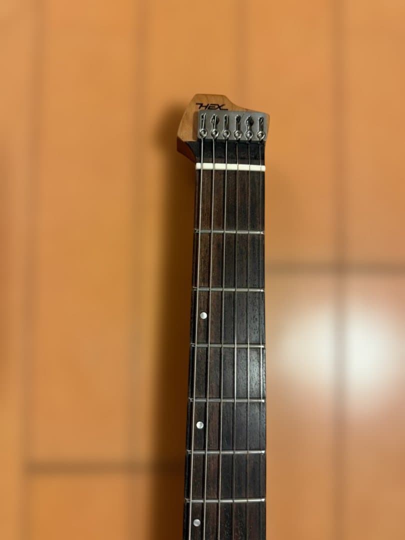 ギター HEX Guitars N500 llic Coral Orange