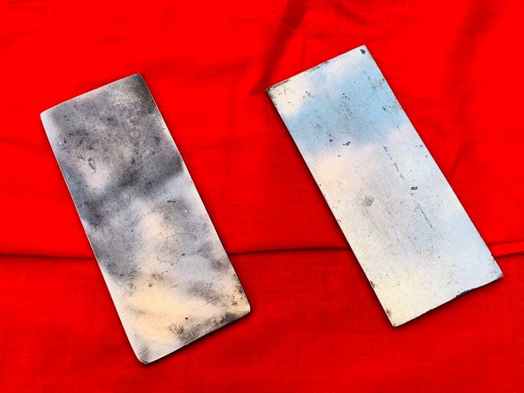 白銅 古鏡 天下一藤原 3枚SET 古手鏡 銅鏡 古和鏡 蔵出し 江戸時代 骨董