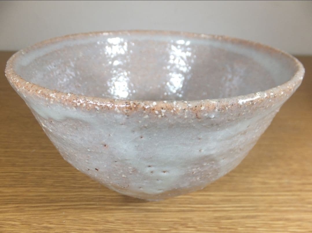 真作保証 吉賀将夫 自作 萩焼 日展理事 コレクター放出品 茶道具 山口県