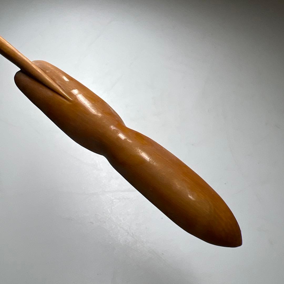 極上彫　極上茶杓　7g 東Y8-0113☆2Fトトチ