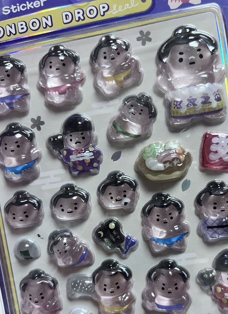 正規品 ボンボンドロップシール 和柄 6種セット