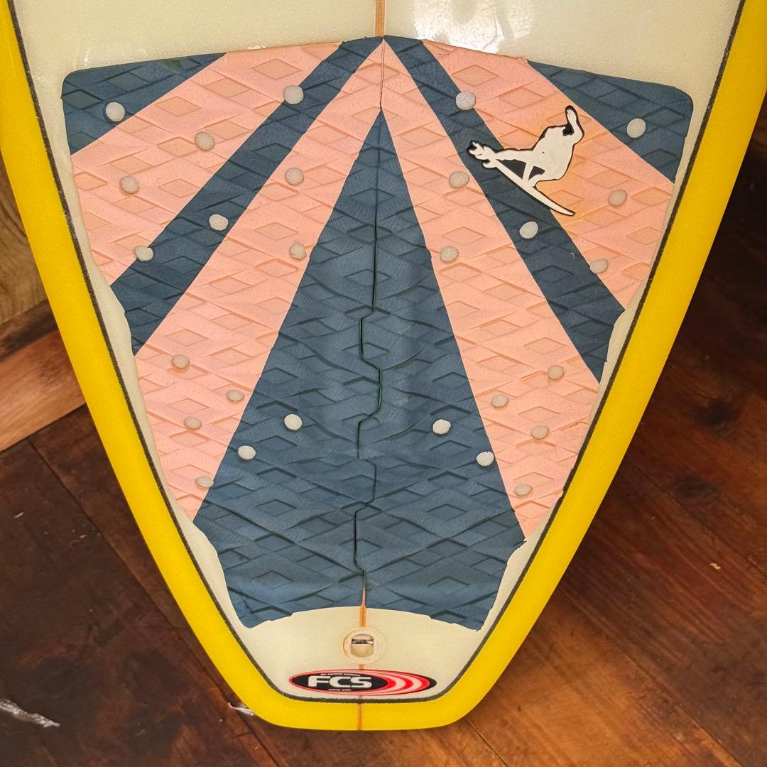 送料無料！使用回数の少ない綺麗な6.0ftファンボードサーフボードトライフィン