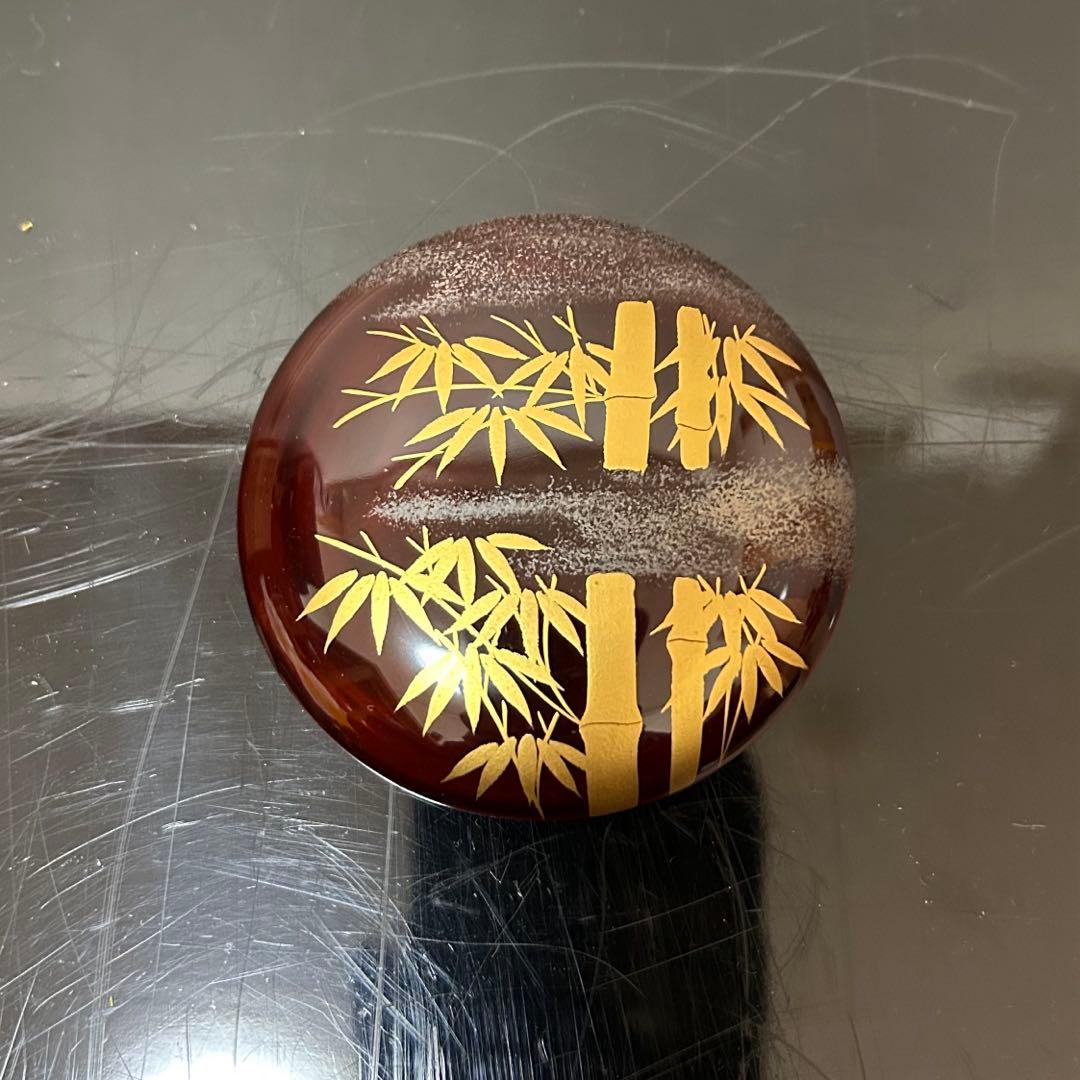 松竹梅蒔絵金輪寺茶器　茶道具懐石茶箱鵬雲斎坐忘斎淡々斎即中斎而妙斎香合水指棗茶碗