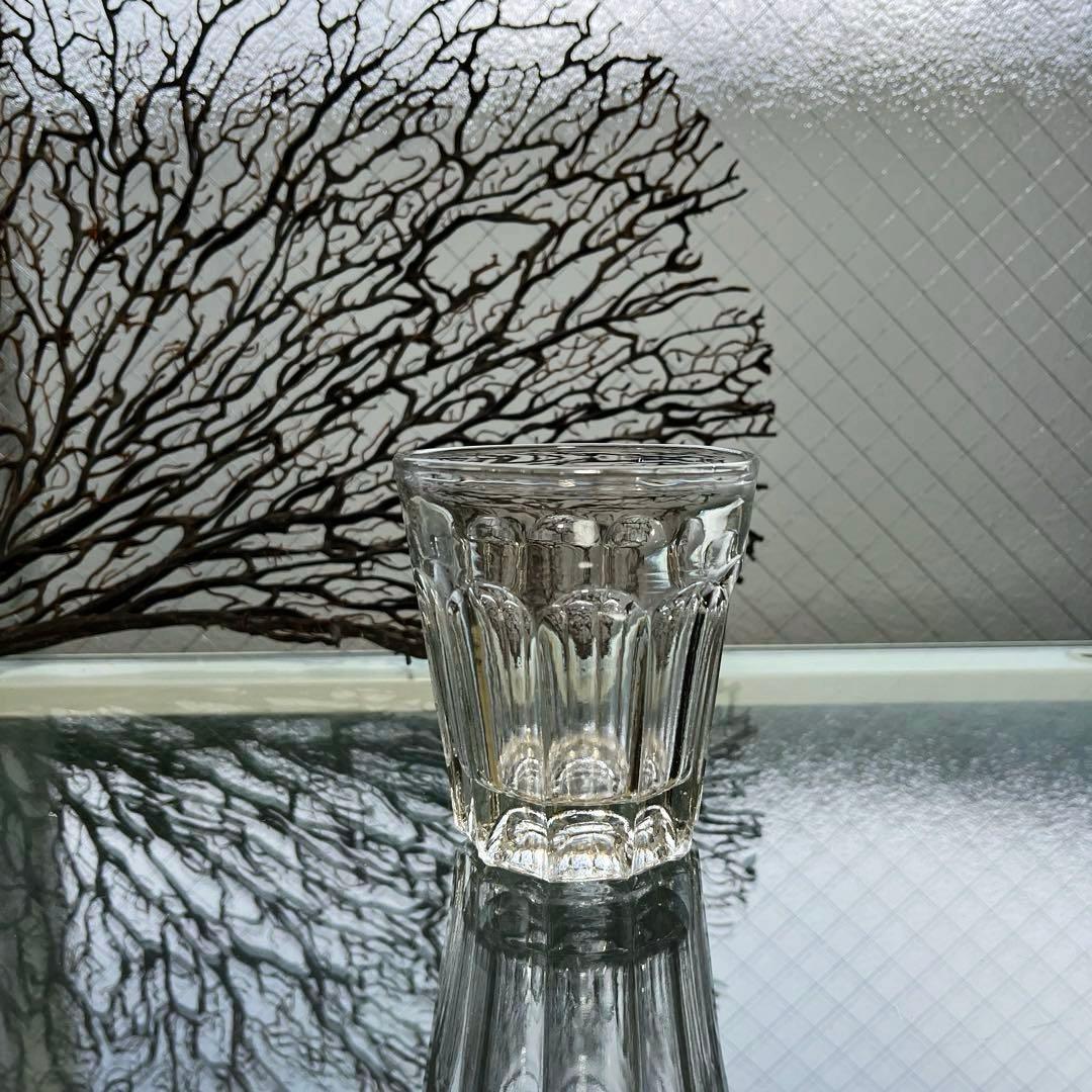 骨董　時代ガラス　ゆらゆら　気泡入り　希少銀色　水飲みコップ　剣先コップ　ウラン