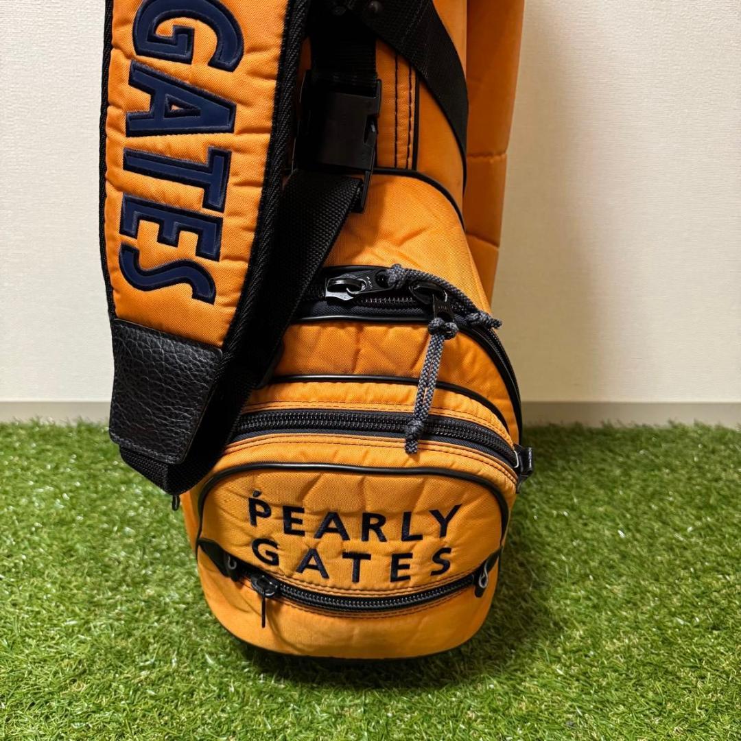 PEARLY GATES パーリーゲイツ キャディバッグ 9型 オレンジ