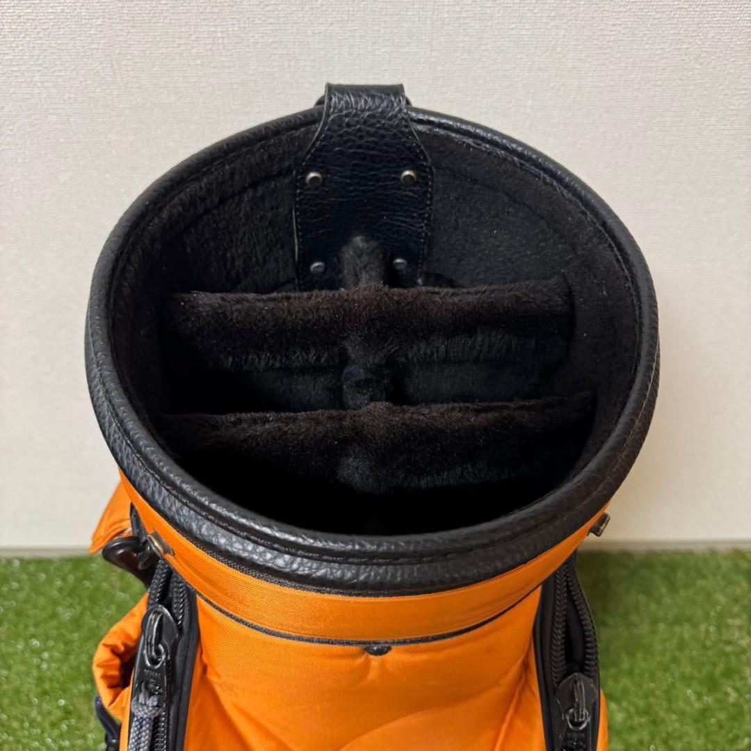 PEARLY GATES パーリーゲイツ キャディバッグ 9型 オレンジ