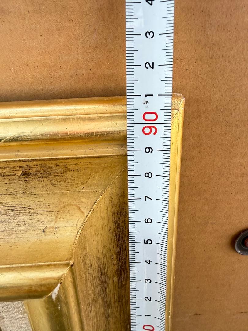 M50サイズ金色の大きな油彩額縁　送料込み1/27 倉庫① ガラス無し供箱付き