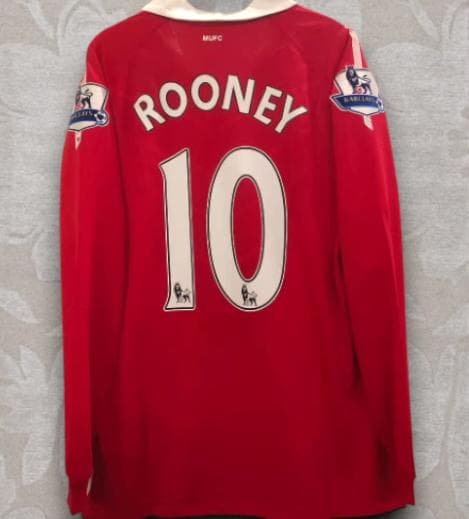 10/11 マンチェスター・ユナイテッド ホーム 長袖 10番 ルーニー
