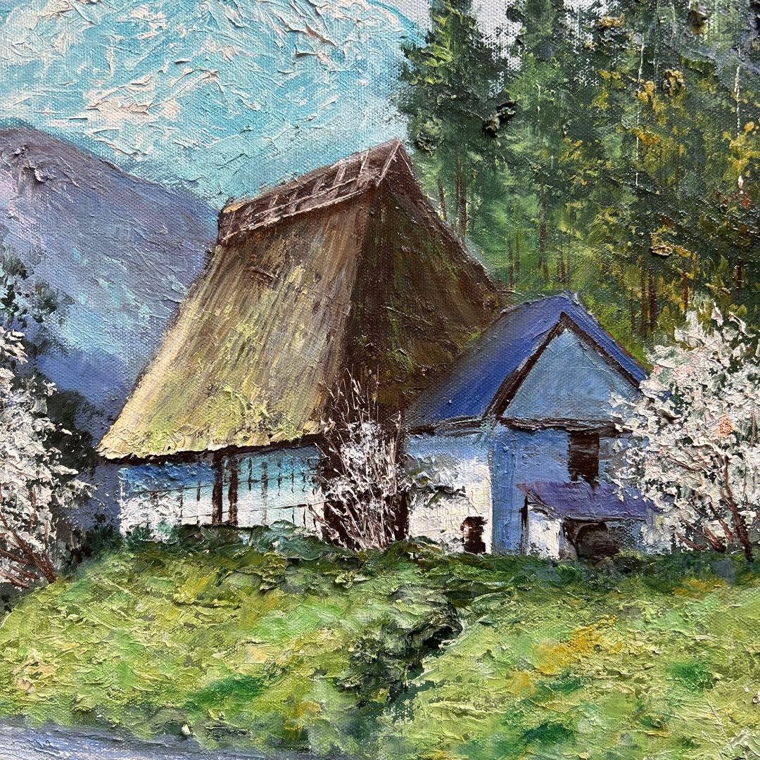 油彩画  風景画