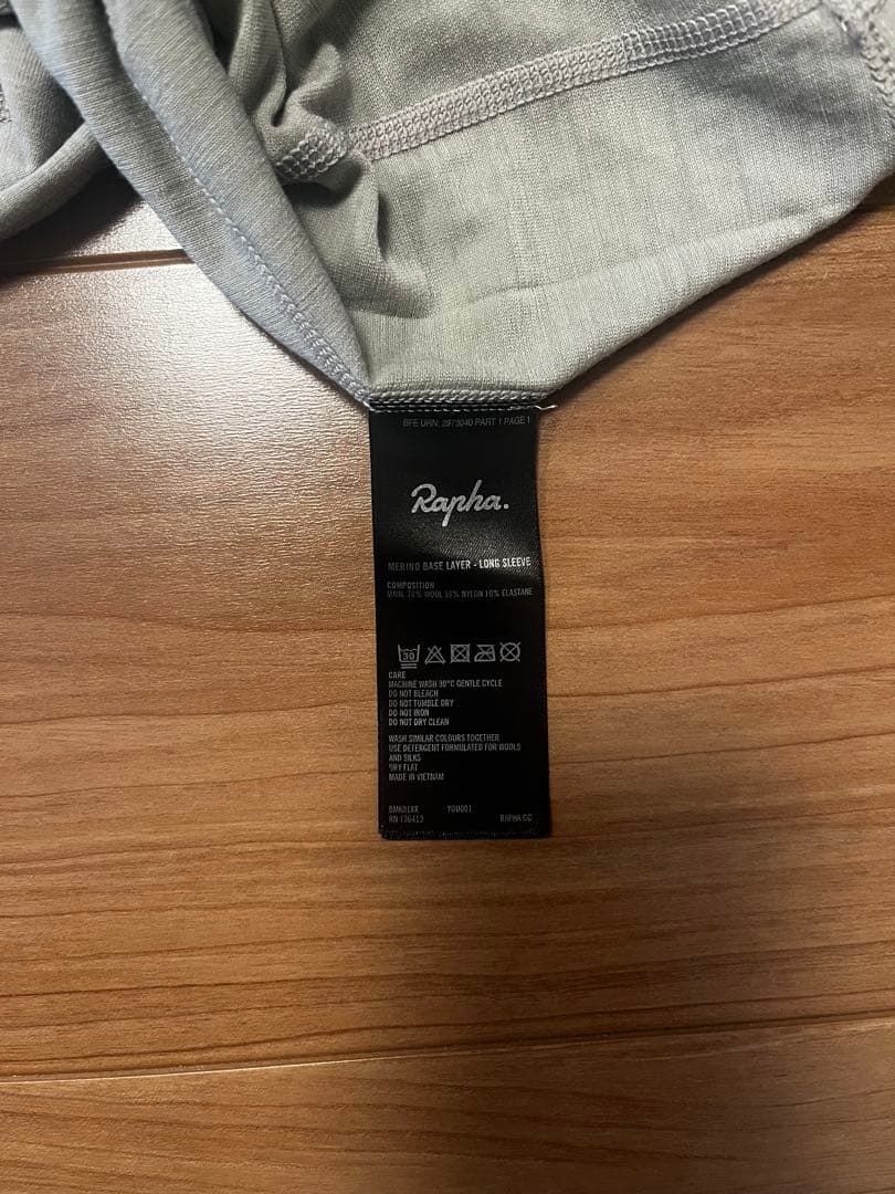 【値下げしました】RAPHA ロードバイク　メンズ　XS メリノベースレイヤー