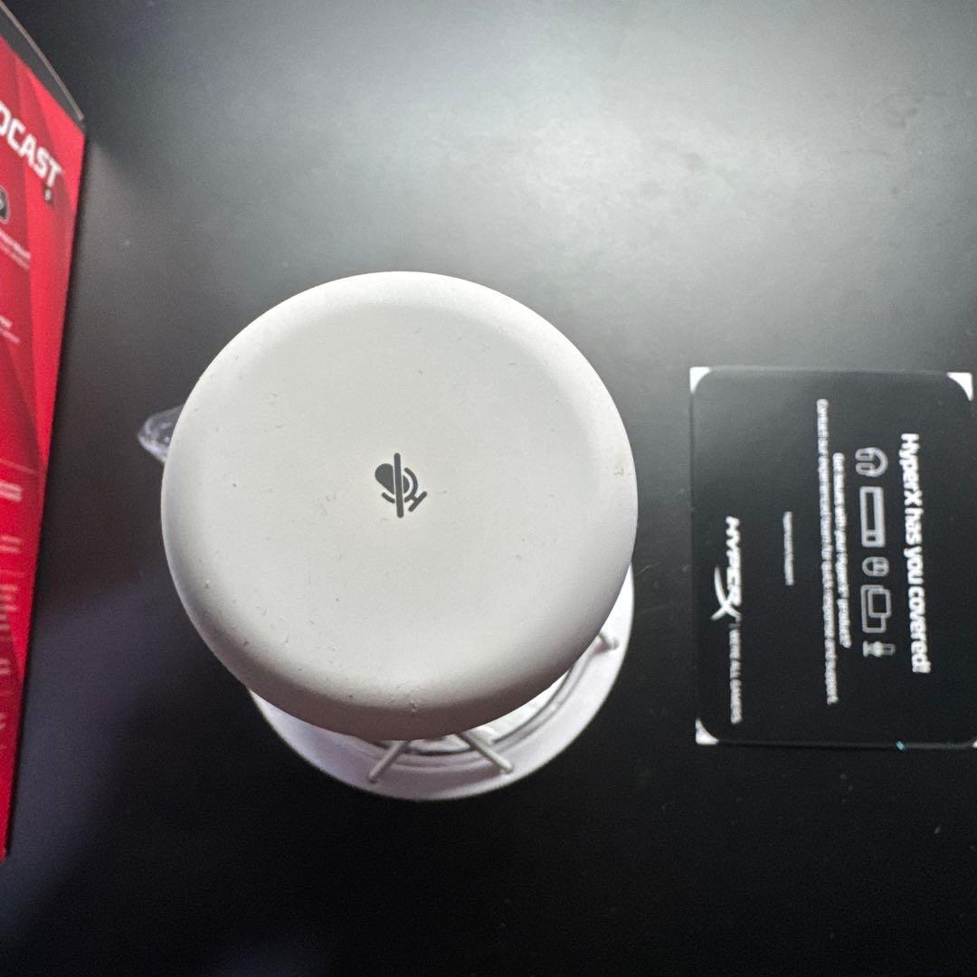 HYPERX QUADCAST S ホワイト コンデンサーマイク ゲーミング