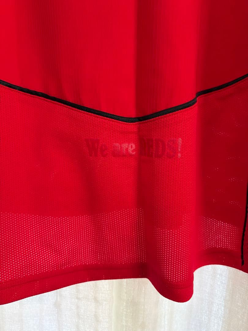 NIKE 浦和レッズ 三菱自動車 ボーダフォン サッカーシャツ XL 赤