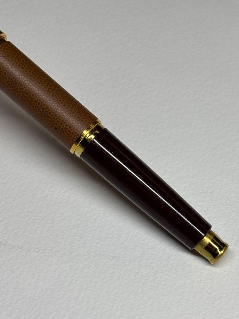 希少☆ Burberry Libera 革張　シャープペンシル　芯径0.5