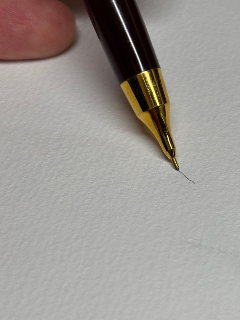 希少☆ Burberry Libera 革張　シャープペンシル　芯径0.5