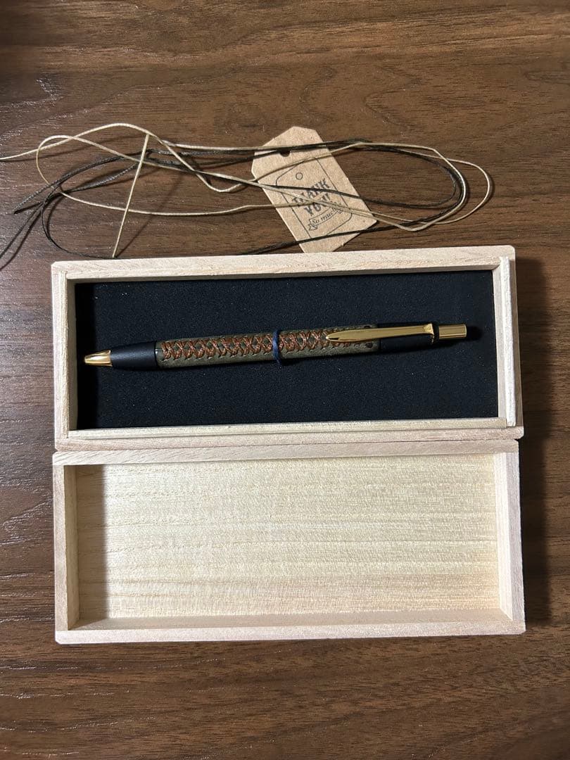 シックザール 革軸ペン プエブロ グリージオ シャーペン 新品未使用
