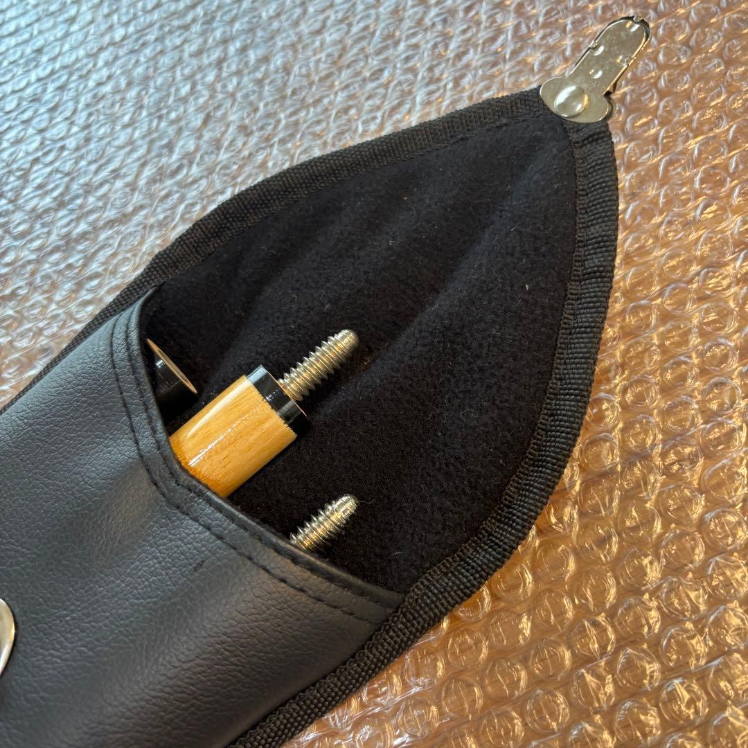 ビリヤード　キュー　3分割　ケース付き　スリーピース　19OZ