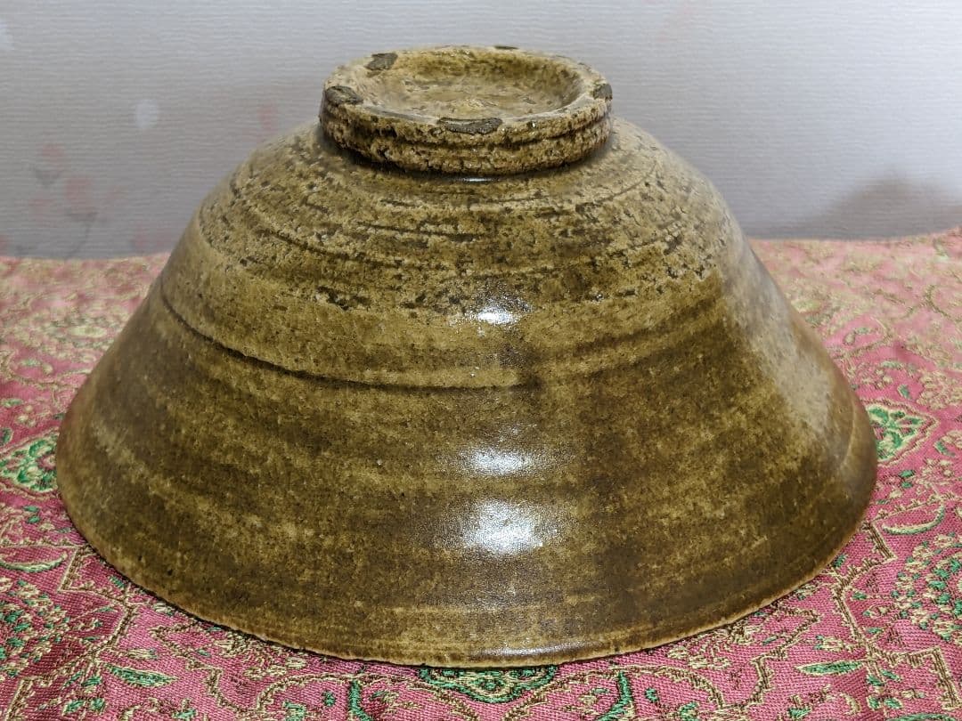 ⭐黄瀬戸 抹茶盌 年代物 茶道具 瀬戸焼 コレクション 骨董品 アンティーク