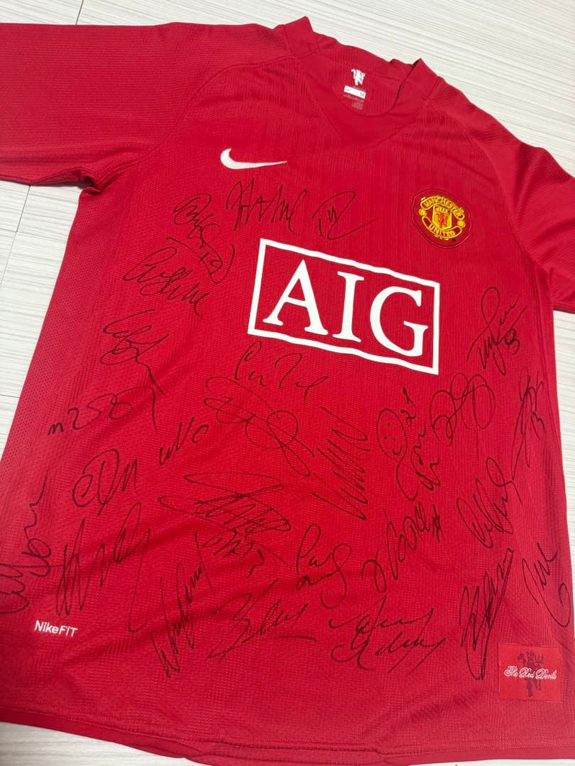 マンチェスター・ユナイテッド サイン入りユニフォーム