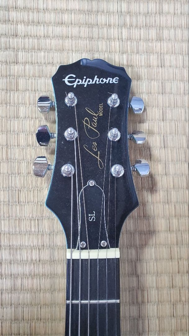 Epiphoneレスポールタイプ ターコイズブルー美品