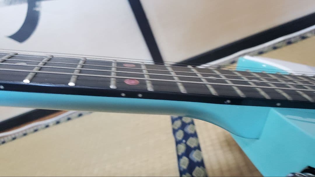 Epiphoneレスポールタイプ ターコイズブルー美品