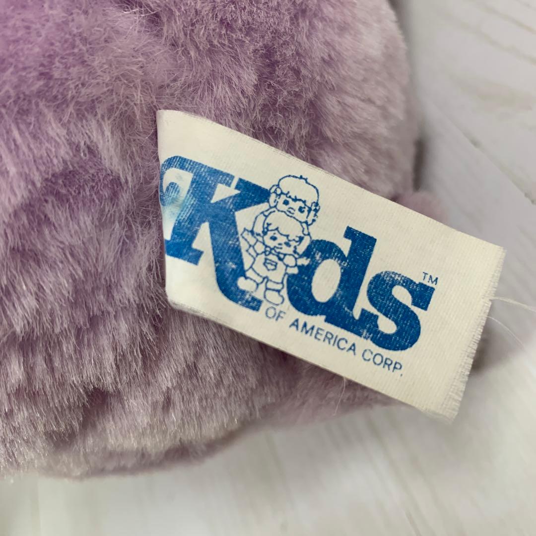 NJ☆ レトロ　紫色のウサギのぬいぐるみ