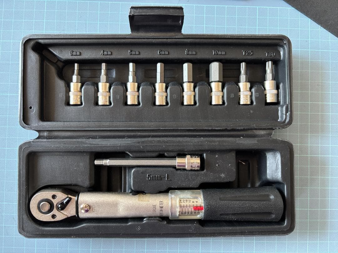 自転車用工具　１２点セット トルクレンチ付き