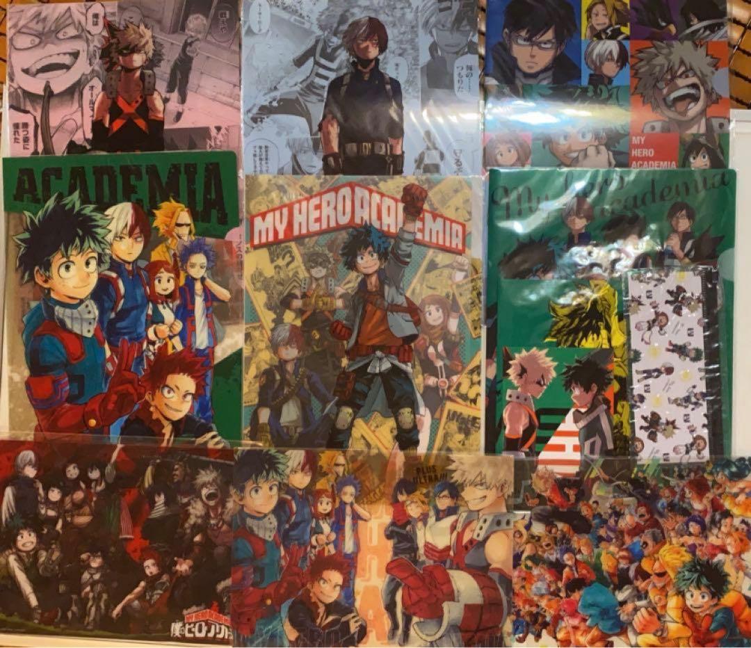 ヒロアカ　僕のヒーローアカデミア　クリアファイル　下敷き