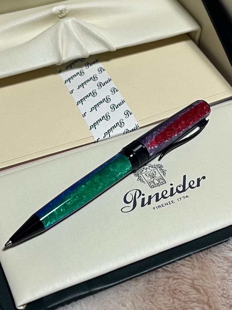 限定 新品未使用 ピナイダー ラグランデベレッツァアルコ レインボー ボールペン