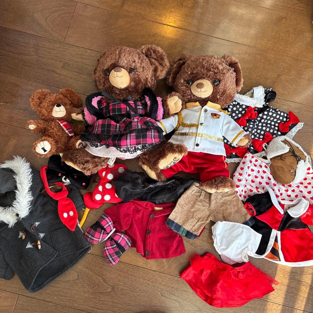 ユニベアー　服　セット　ぬいぐるみ　ペア　ユニベアシティー　コスチューム