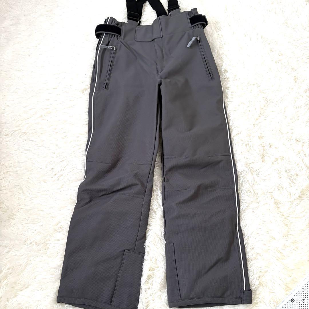 極美品☆asics advance plus スキーウェア　赤　上下セット　M