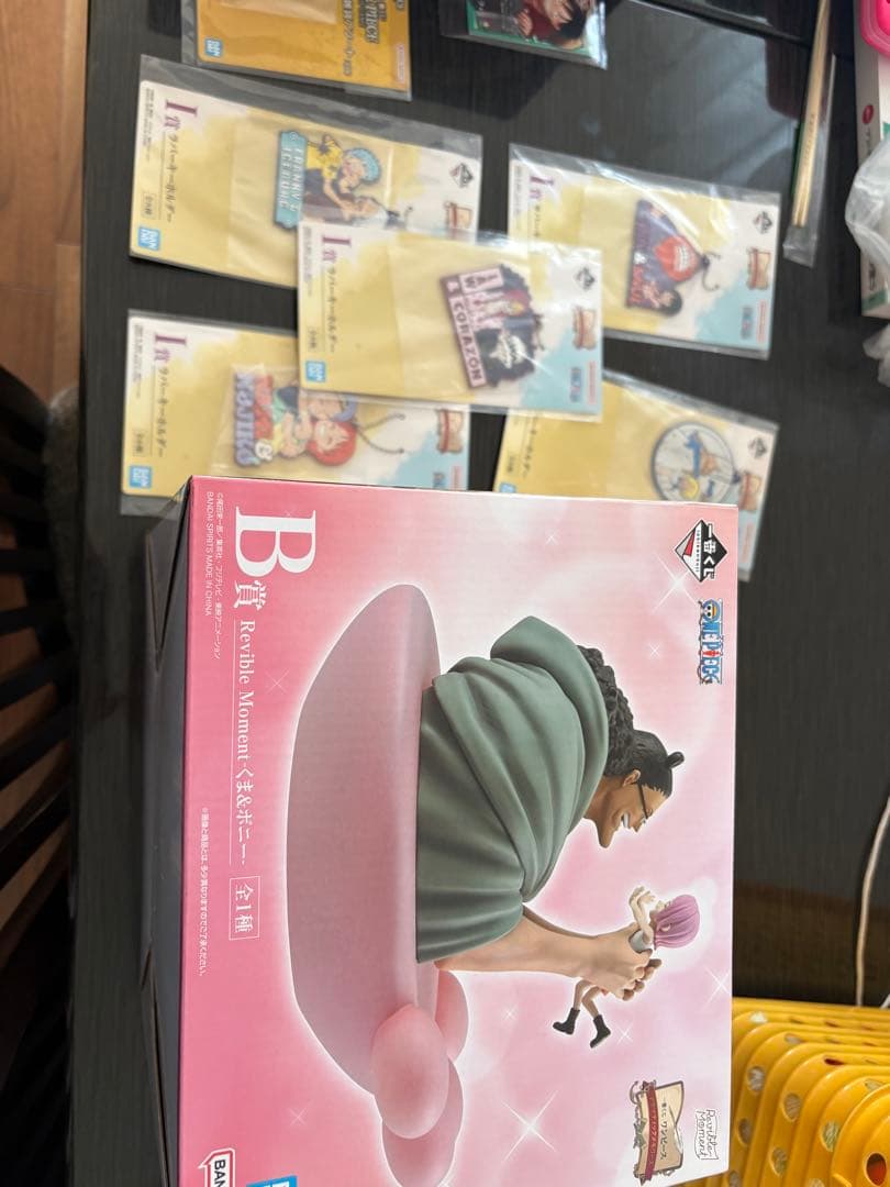 ONE PIECEA賞ルフィフィギュア　カード付 B賞クマ＆ボニーおまけあり