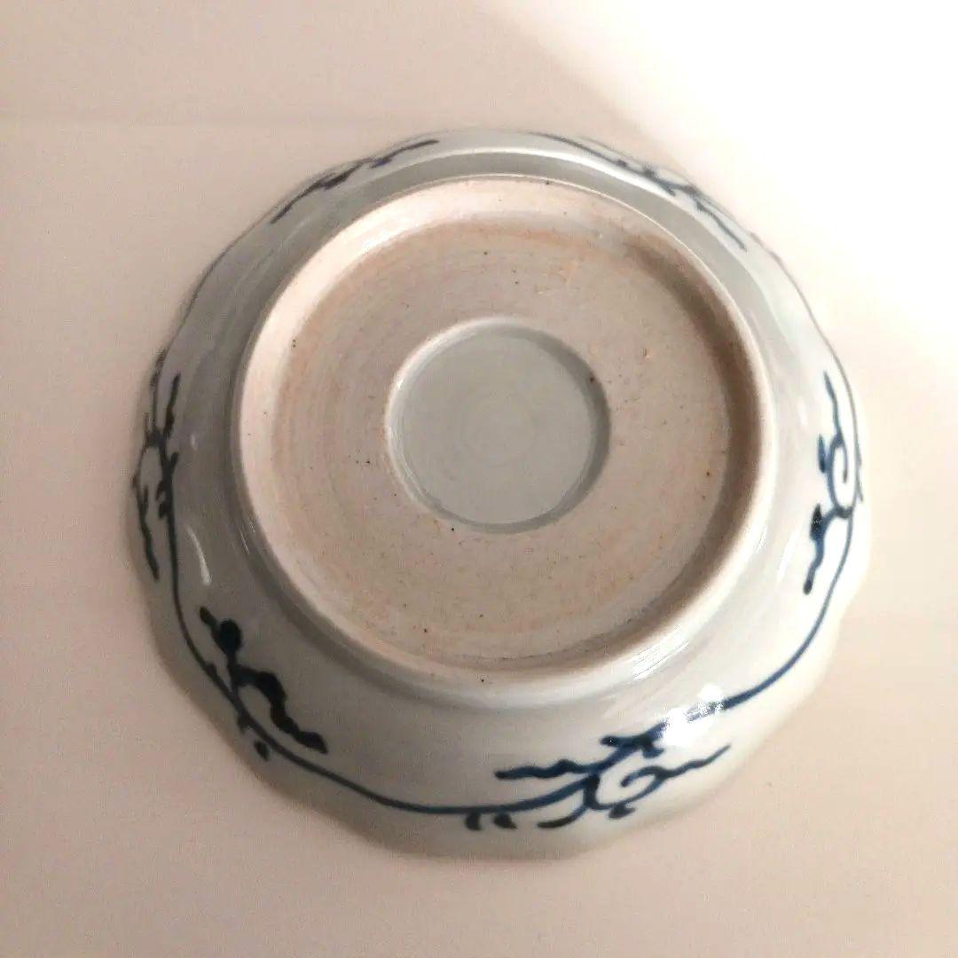 古伊万里 色絵 輪花 なます皿