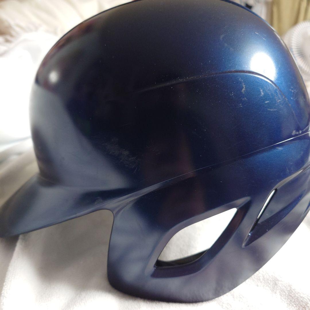 ZETT 軟式野球用ヘルメット 両耳 XO メタリックネイビー