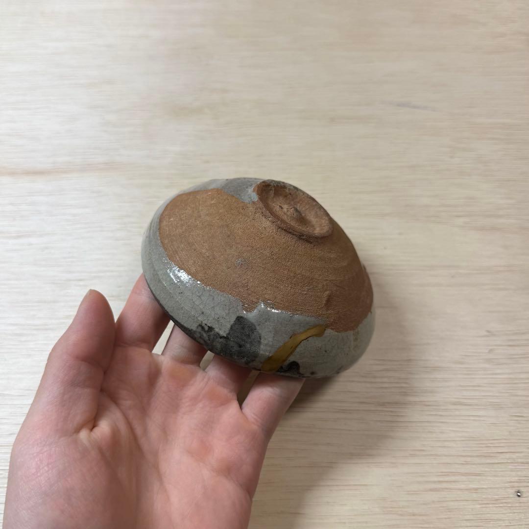 古唐津 皮鯨手 盃 山盃 桃山時代 江戸時代 陶片 初期伊万里 金継ぎ 古美術