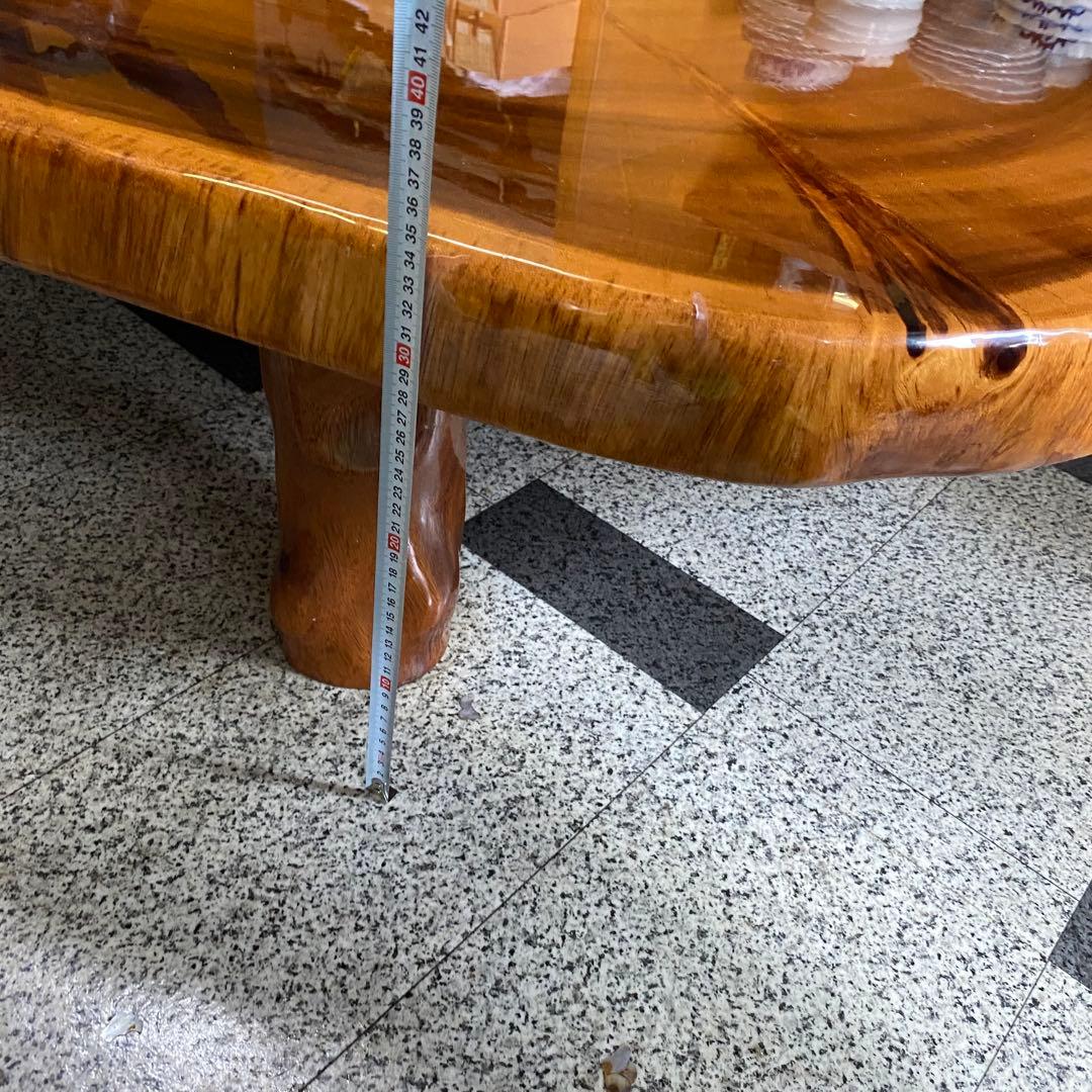 木材一枚板和室ローテーブル