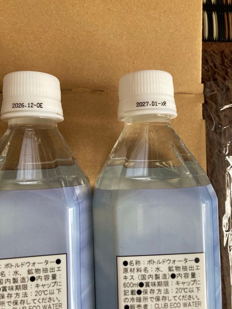 ライフエッセンス　エコウォーター600ml 2本