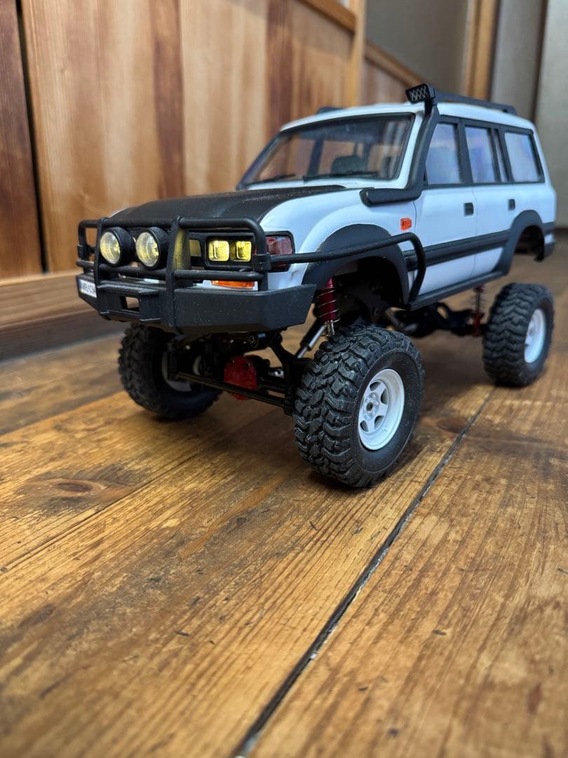 WPL C54 ランクル80 ホワイト　カスタム　動作確認済