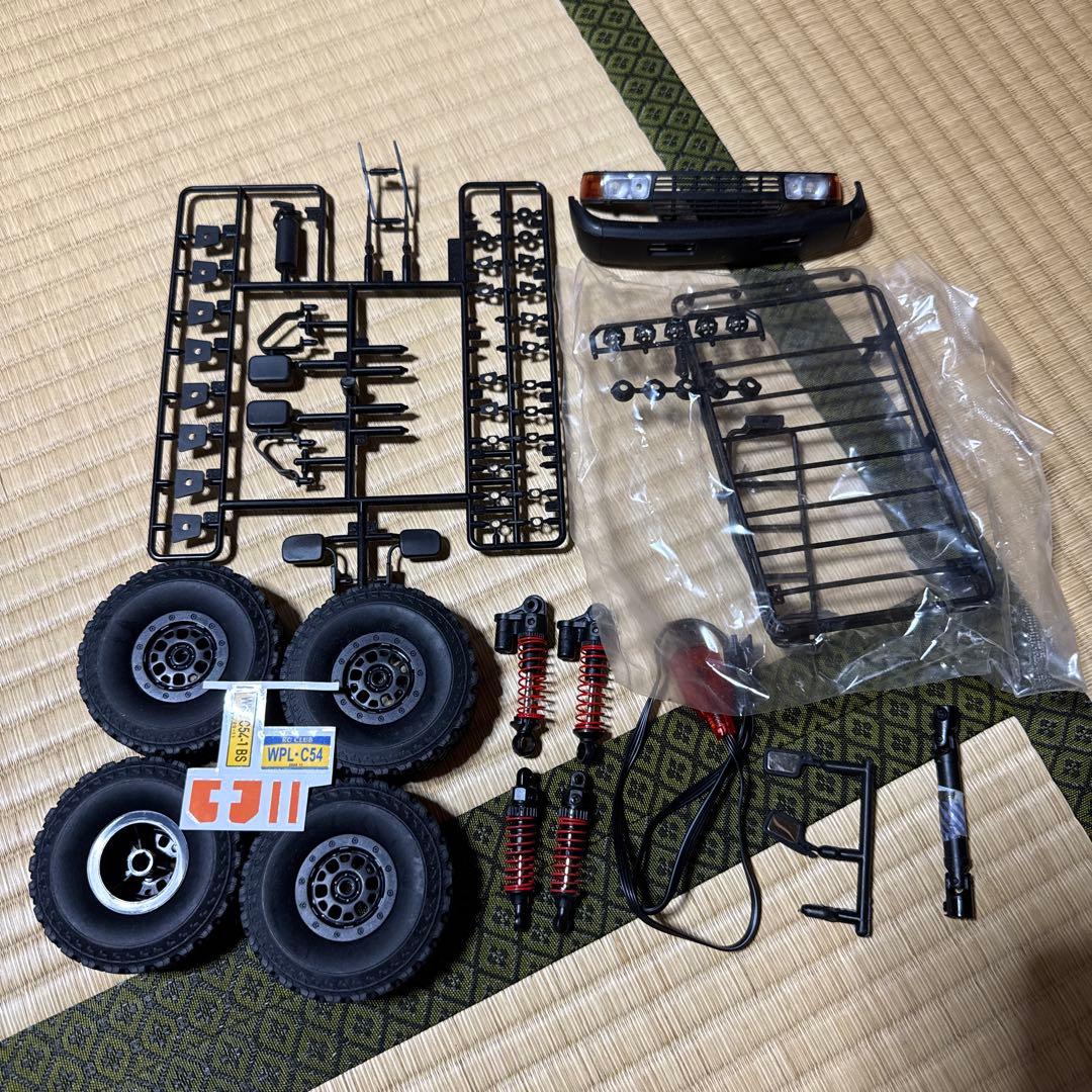 WPL C54 ランクル80 ホワイト　カスタム　動作確認済