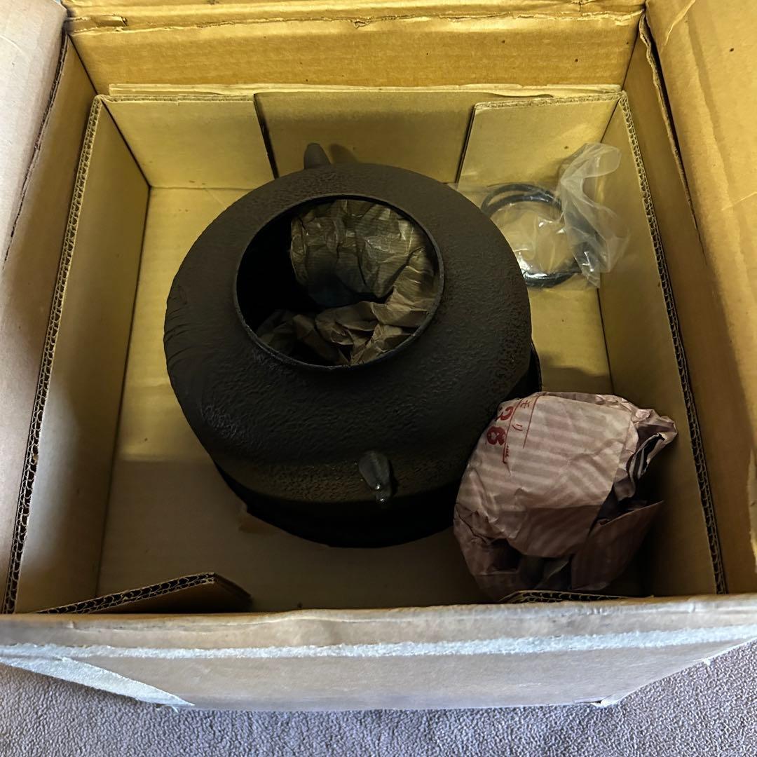 CL10★茶道具★ 茶釜 風炉釜 上鬼面大 昭和レトロ 工芸品