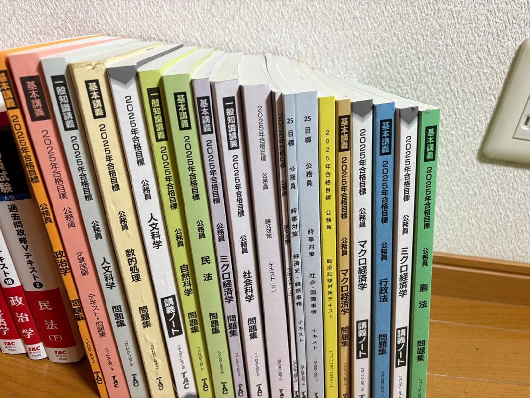 Tac 公務員試験 過去問題集 2025年度
