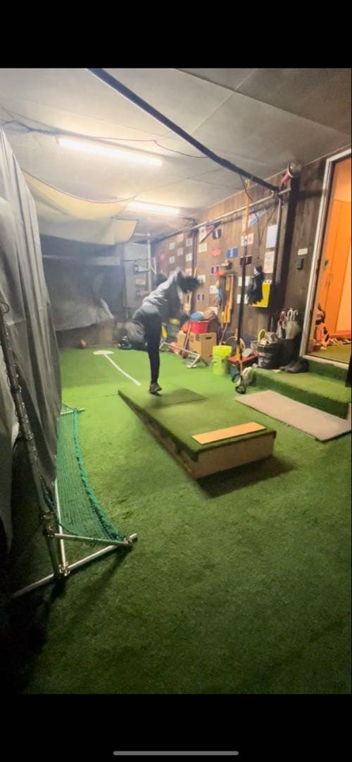 SRI 可動式　木製　ピッチングマウンド