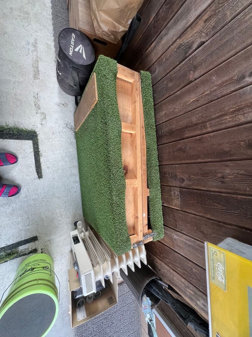 SRI 可動式　木製　ピッチングマウンド