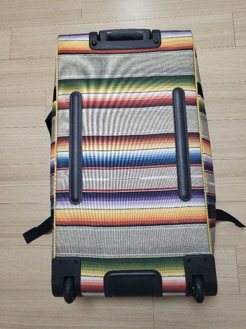 BURTON ストライプ柄 キャリー付きバックパック 約80cm 内容量120㍑