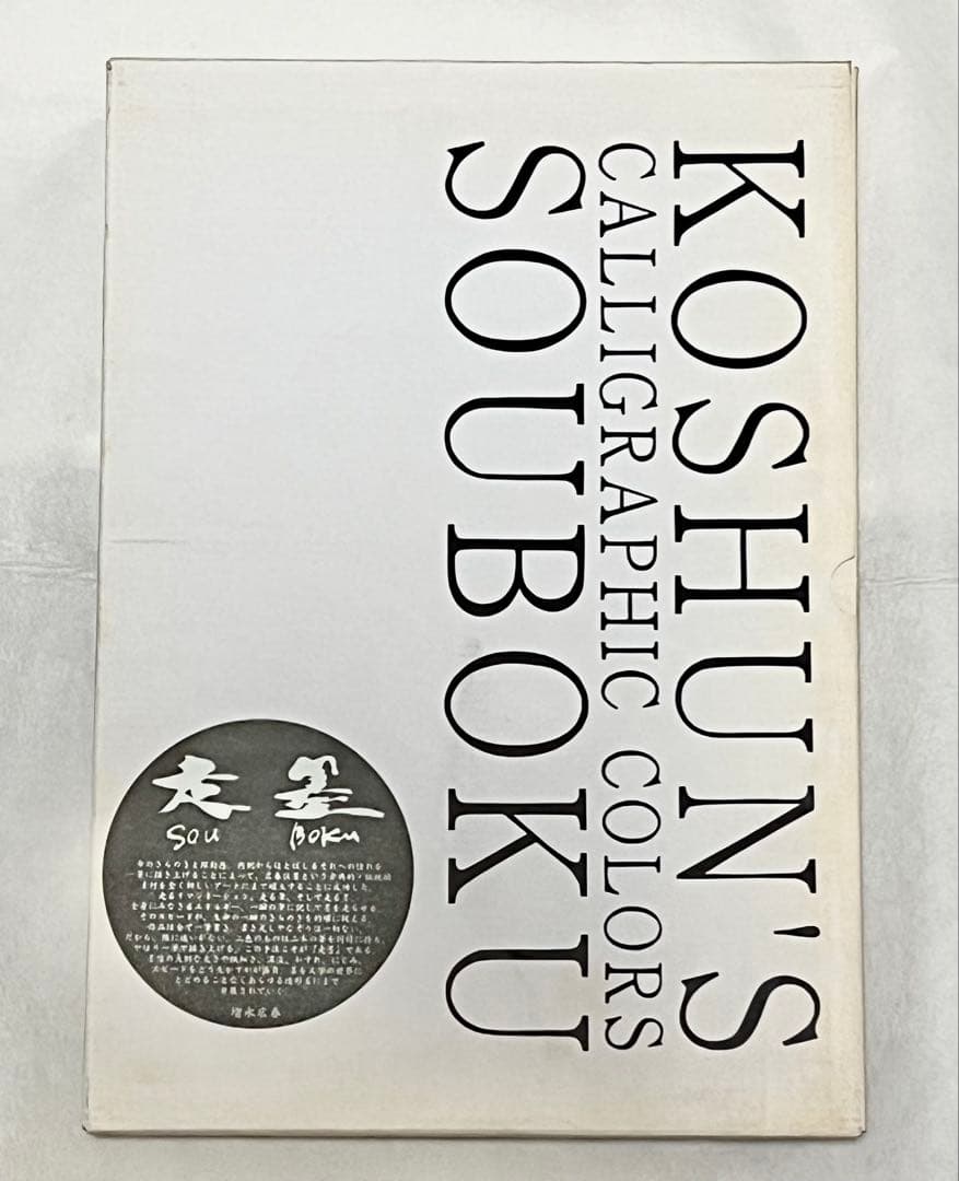 【エディションナンバー入り】長野オリ書道家 増永広春氏作品集 走墨 1999年