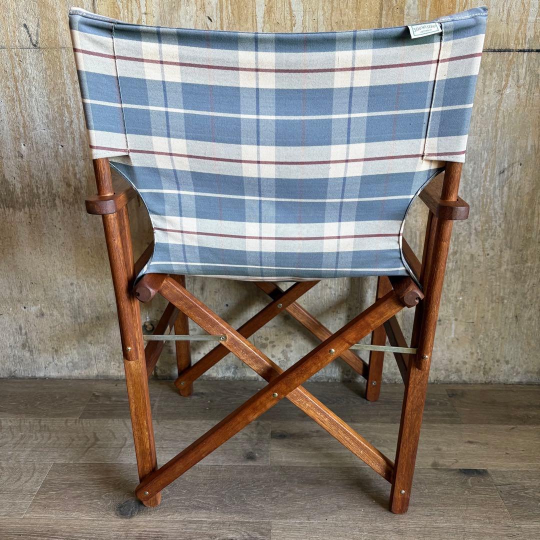 SOU WESTER ヴィンテージ ディレクターズチェア　チーク材　①