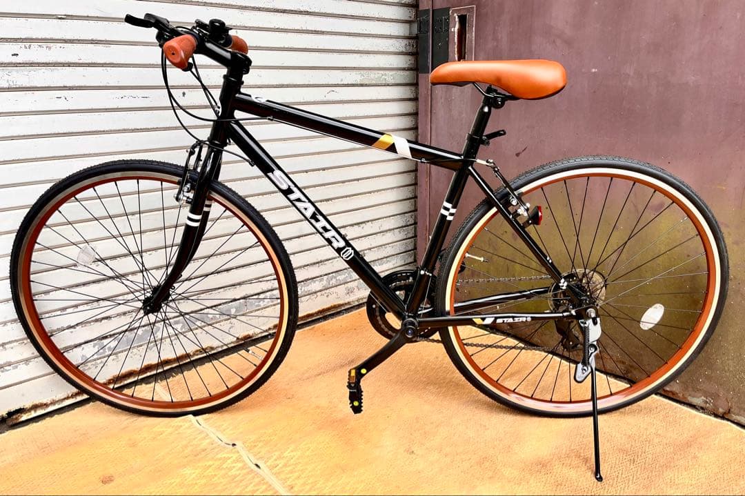 ①【静岡市引き取り限定】 シマノ製14段変速クロスバイク　zjk-zb01